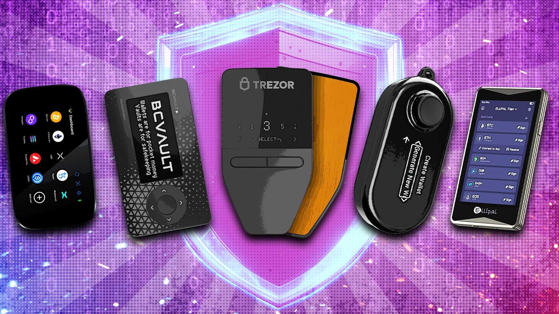 Compare The Top 6 Crypto Hardware Wallets In 2025