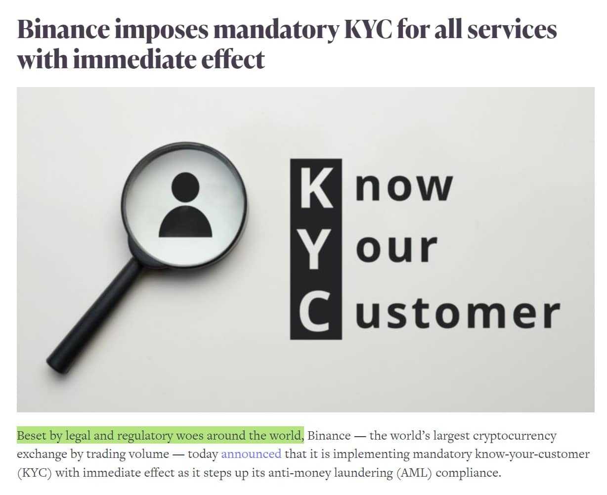 Binance KYC