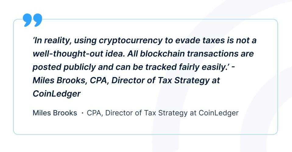 Crypto Tax Evasion