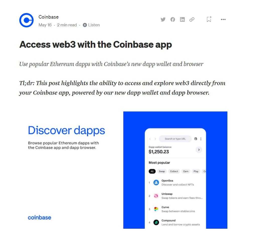 Coinbase web3 wallet