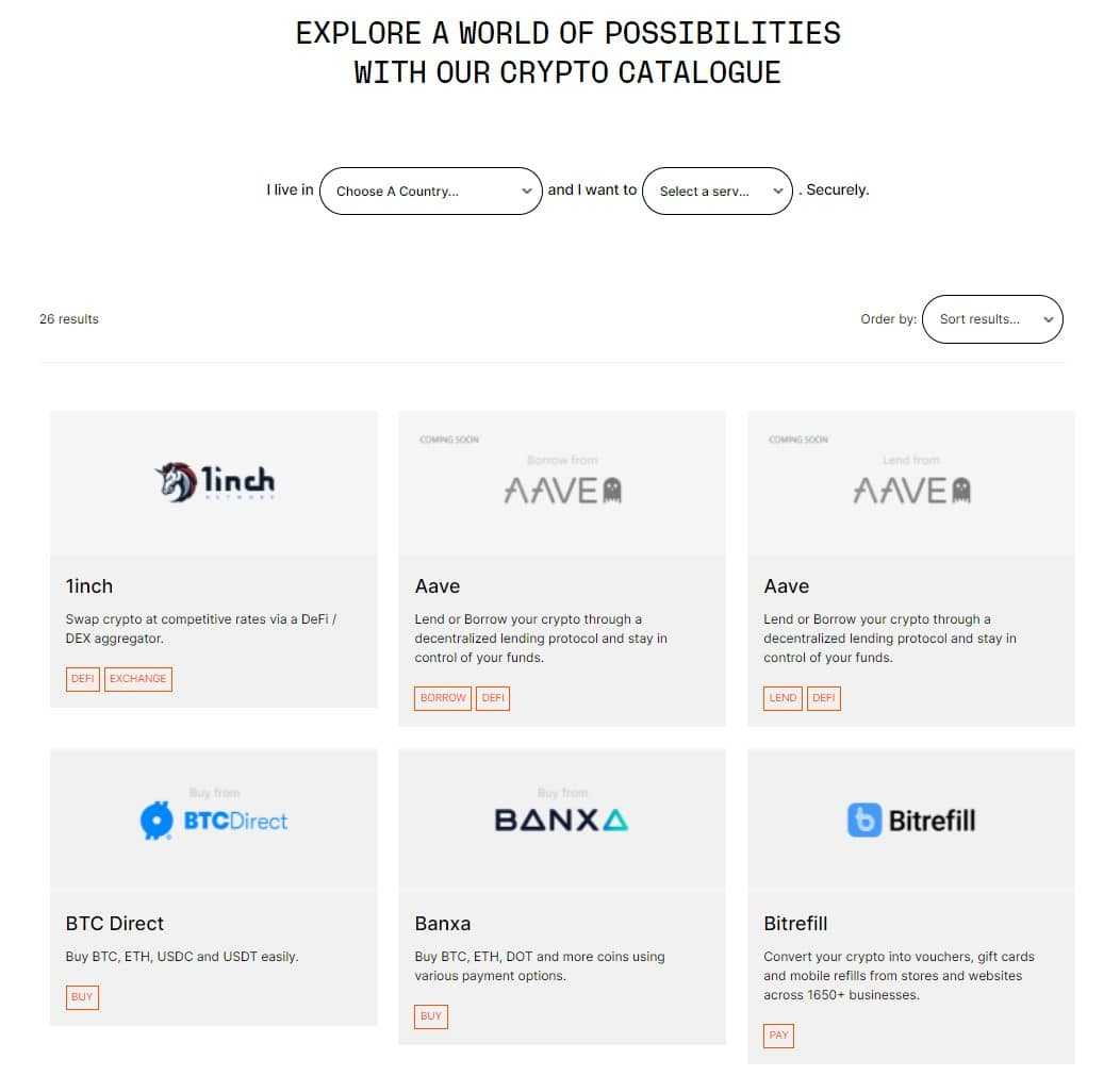 Ledger DeFi