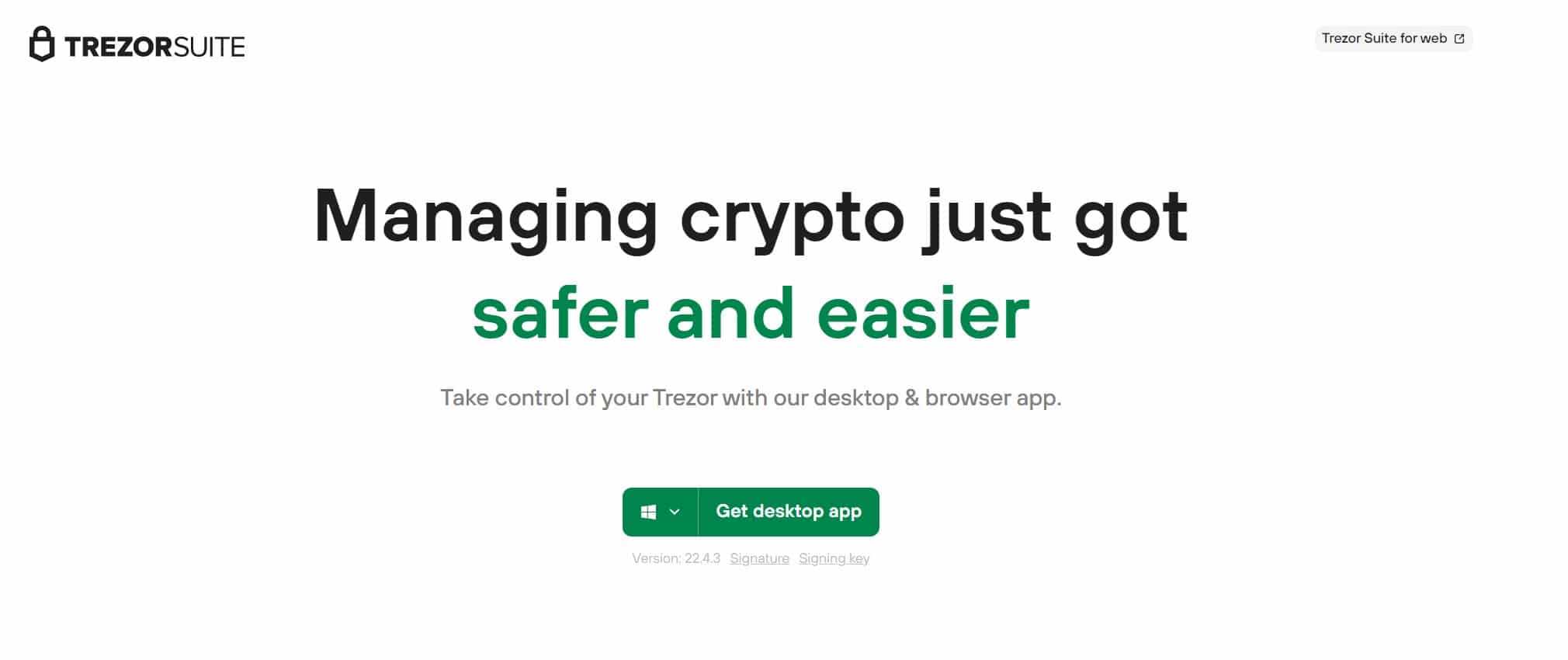 Trezor Suite