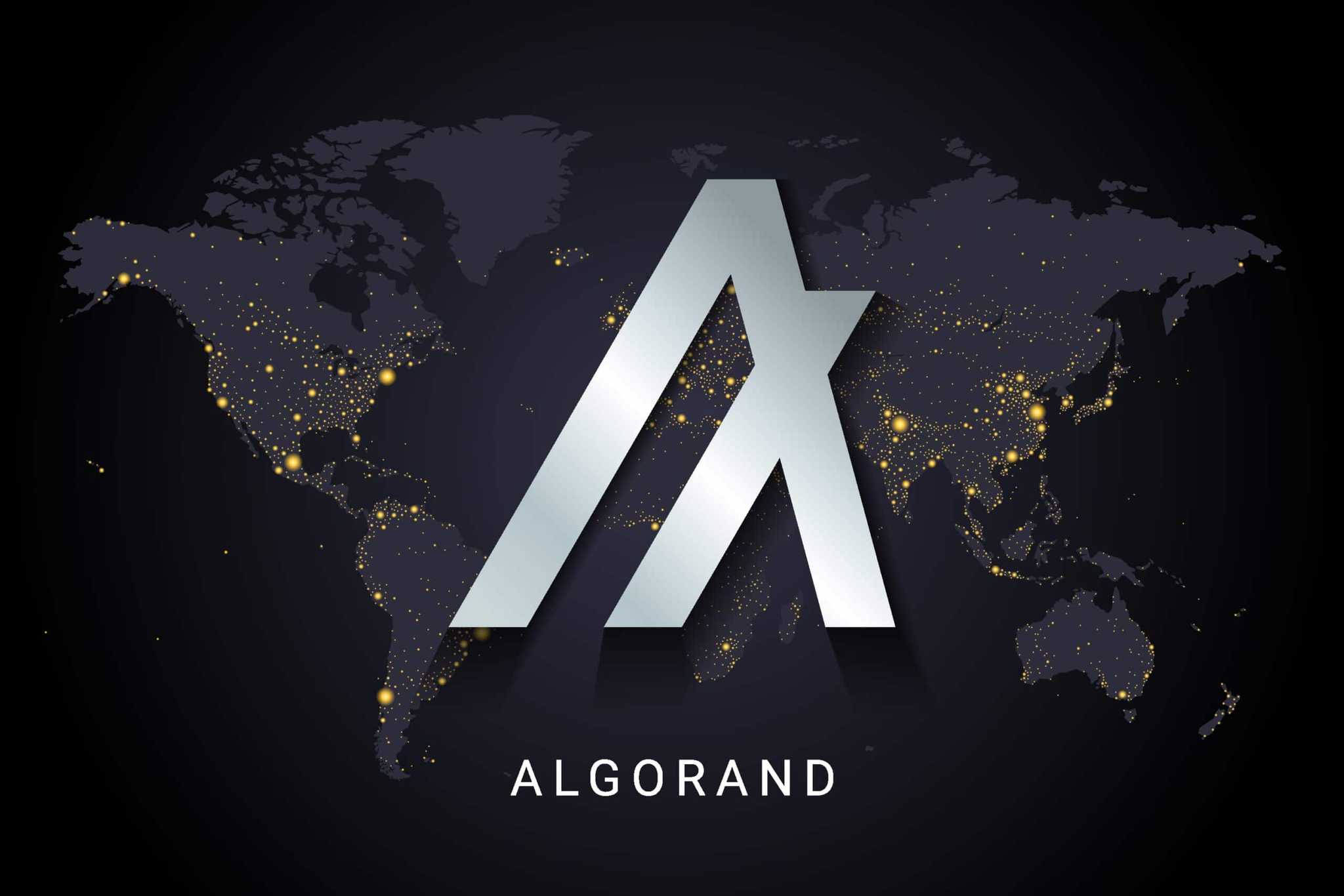 Algorand,Crypto,Currency,Digital,Payment,System,Blockchain,Concept.,Cryptocurrency,Isolated