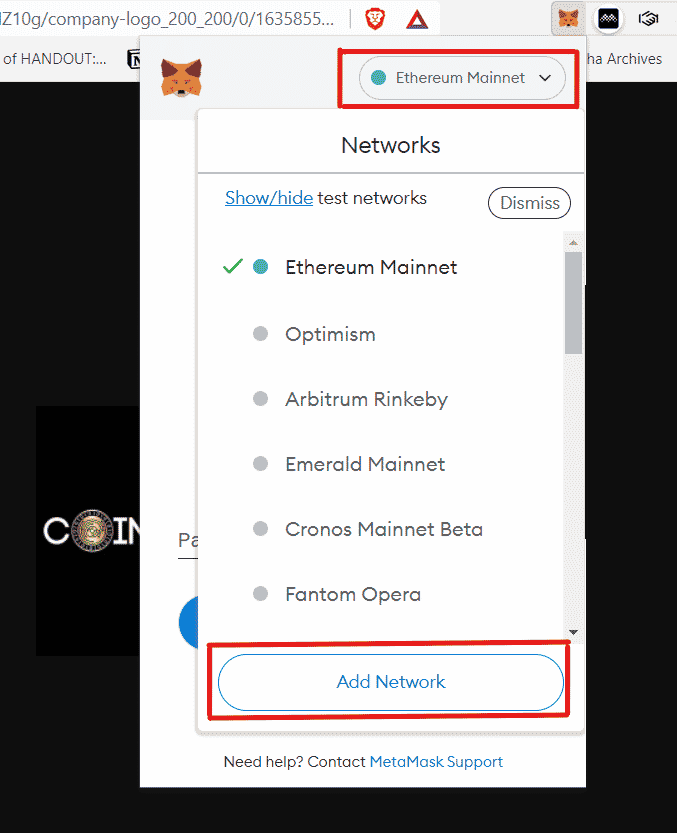 Dropdown_Menu_Metamask