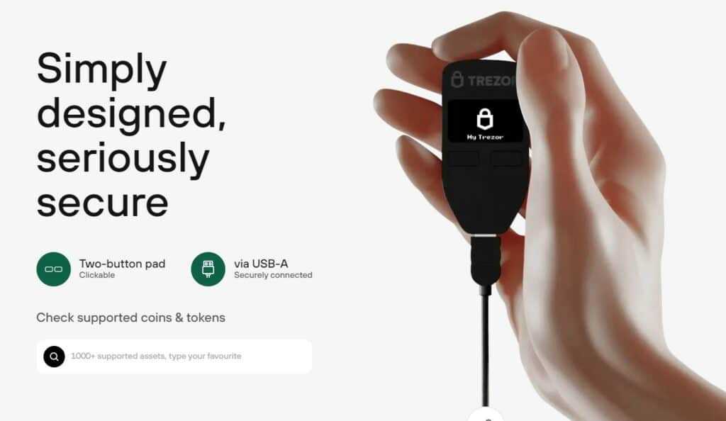 Trezor size