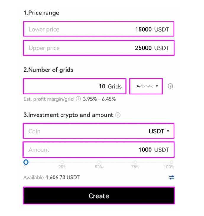 grid parameters