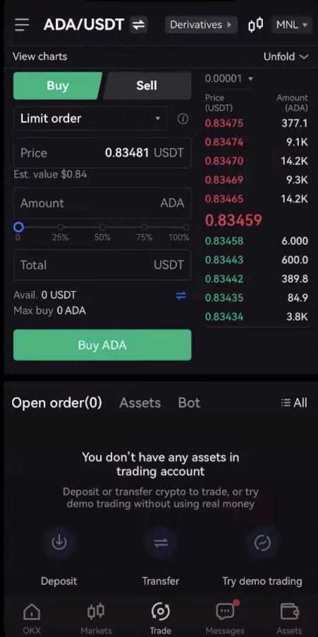 OKX trading